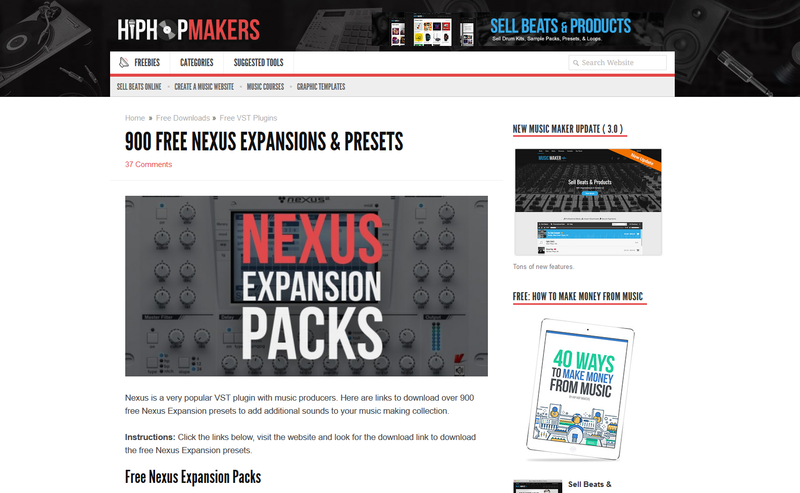 refx nexus soundpacks
